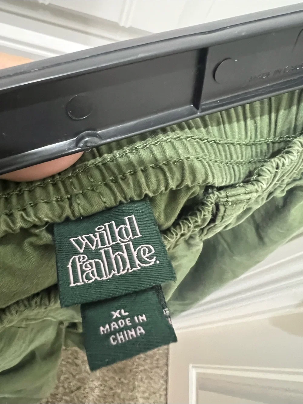 wild fable Olive Green Cargo Wide-Leg Pants - Picture 4 of 4